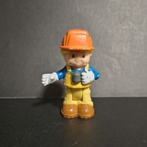 Fisher Price Little People Construction Man Eddie In Yellow